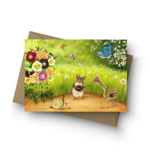 "Garden Gig" Single Card