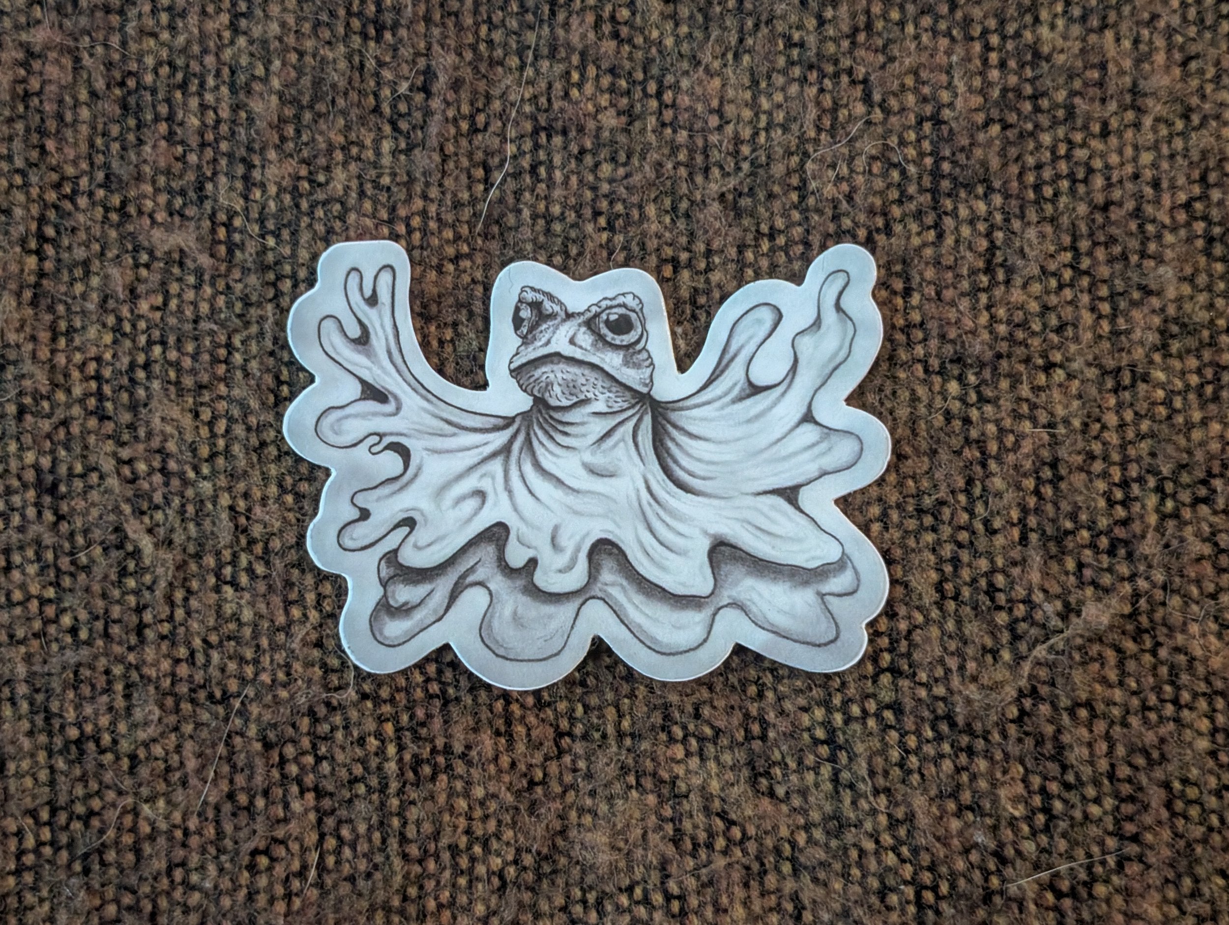 Ghost Toad Sticker