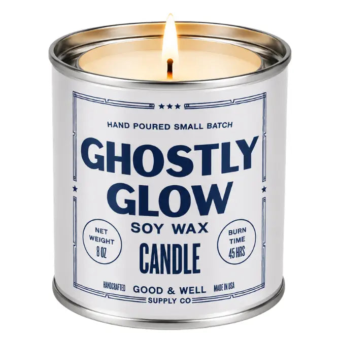 Ghostly Glow Soy Candle - Halloween Collection