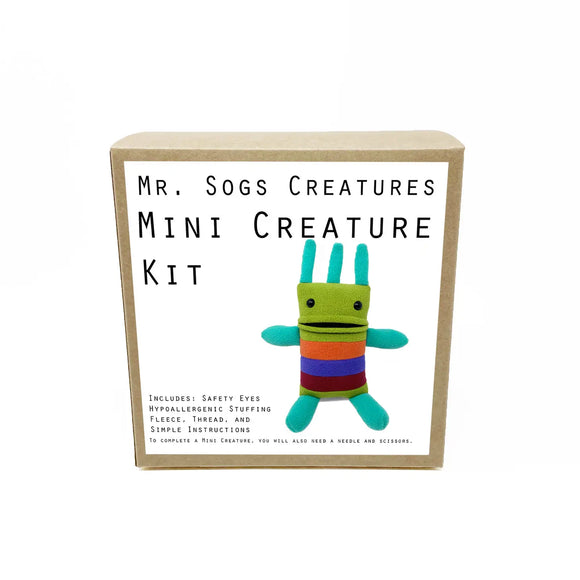 Mini Creature DIY Sewing Kit Green
