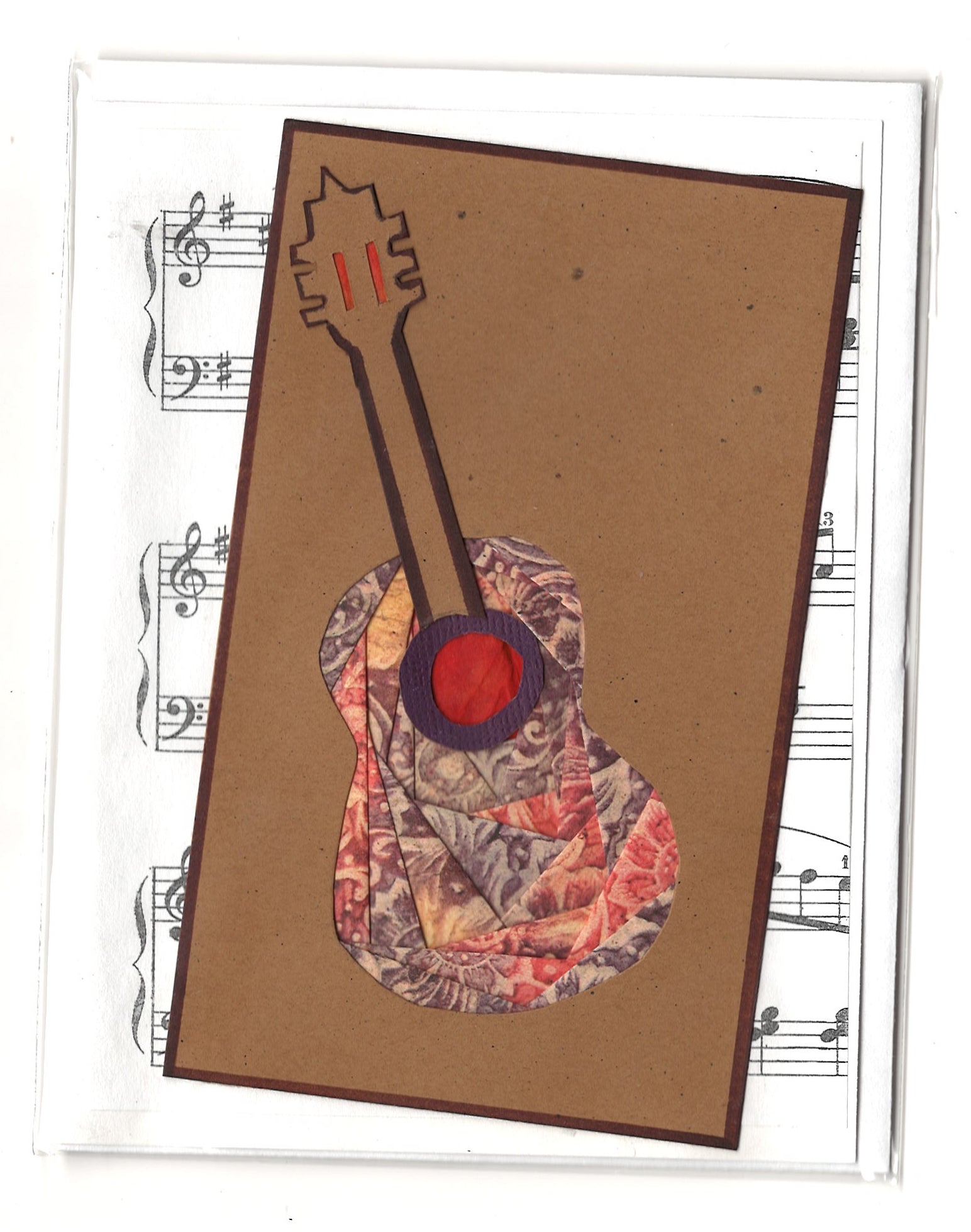 Guitar Card | Helen Hecker
