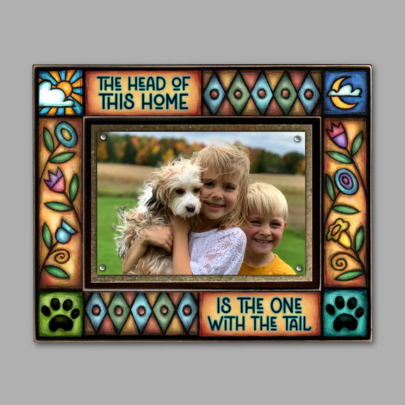 Head of This Home Pet Picture Frame Wall Art