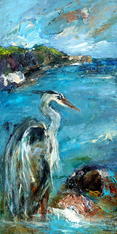 "Heron's Dreamland" Christopher Mathie Fine Art