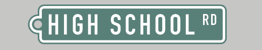 Bainbridge Island Street Sign Keychain