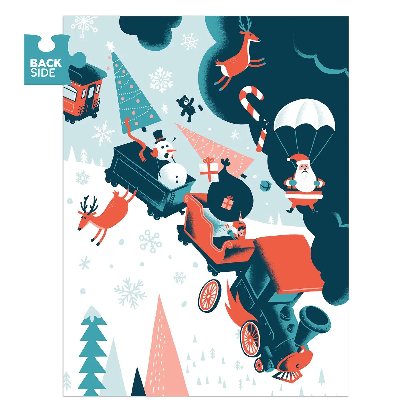 Holiday Trainwreck Puzzle by Factory 43