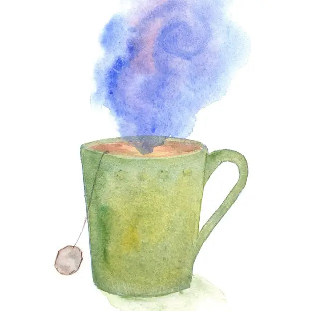 Hot Tea Greeting Card
