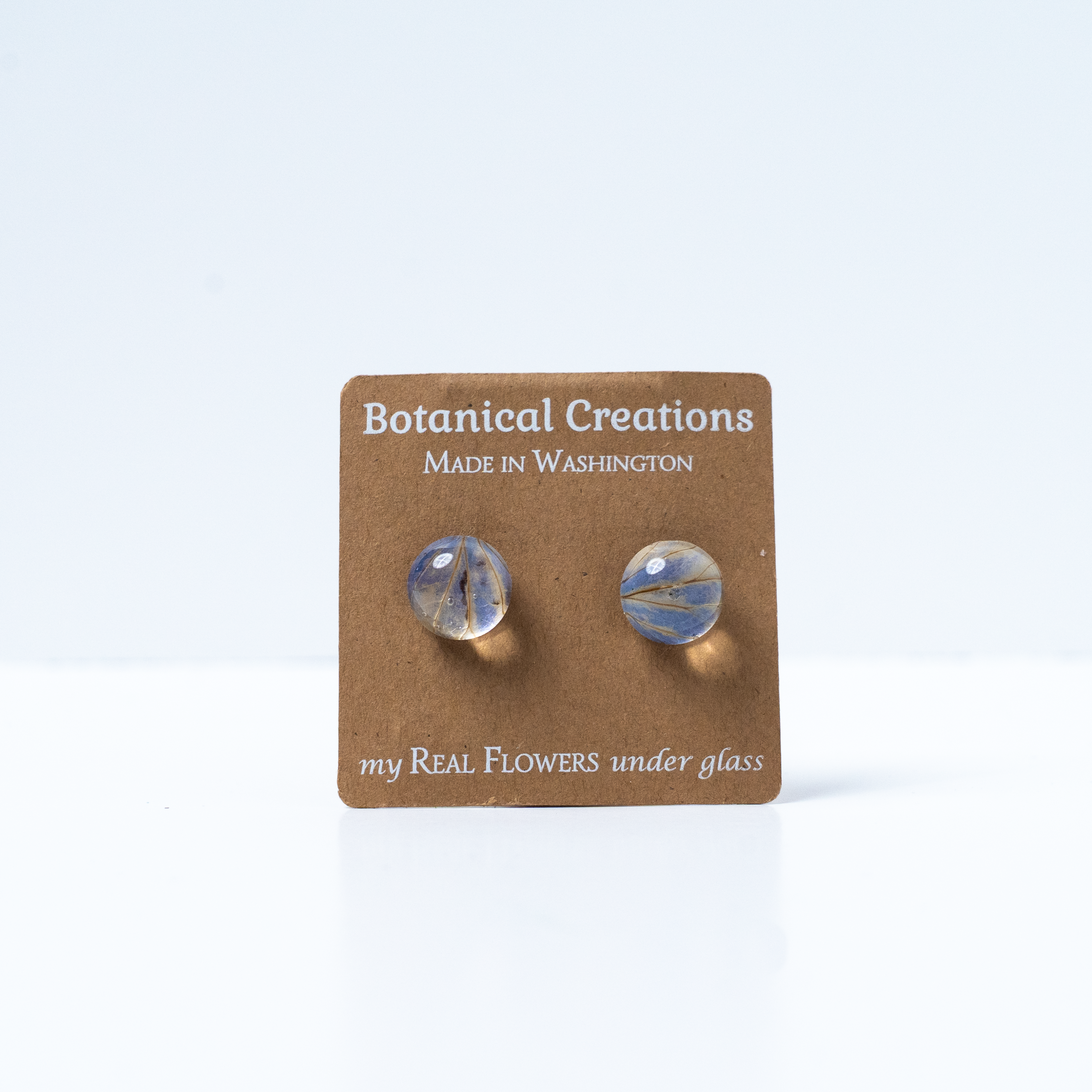 Hydrangea Stud Earrings by Botanical Creations