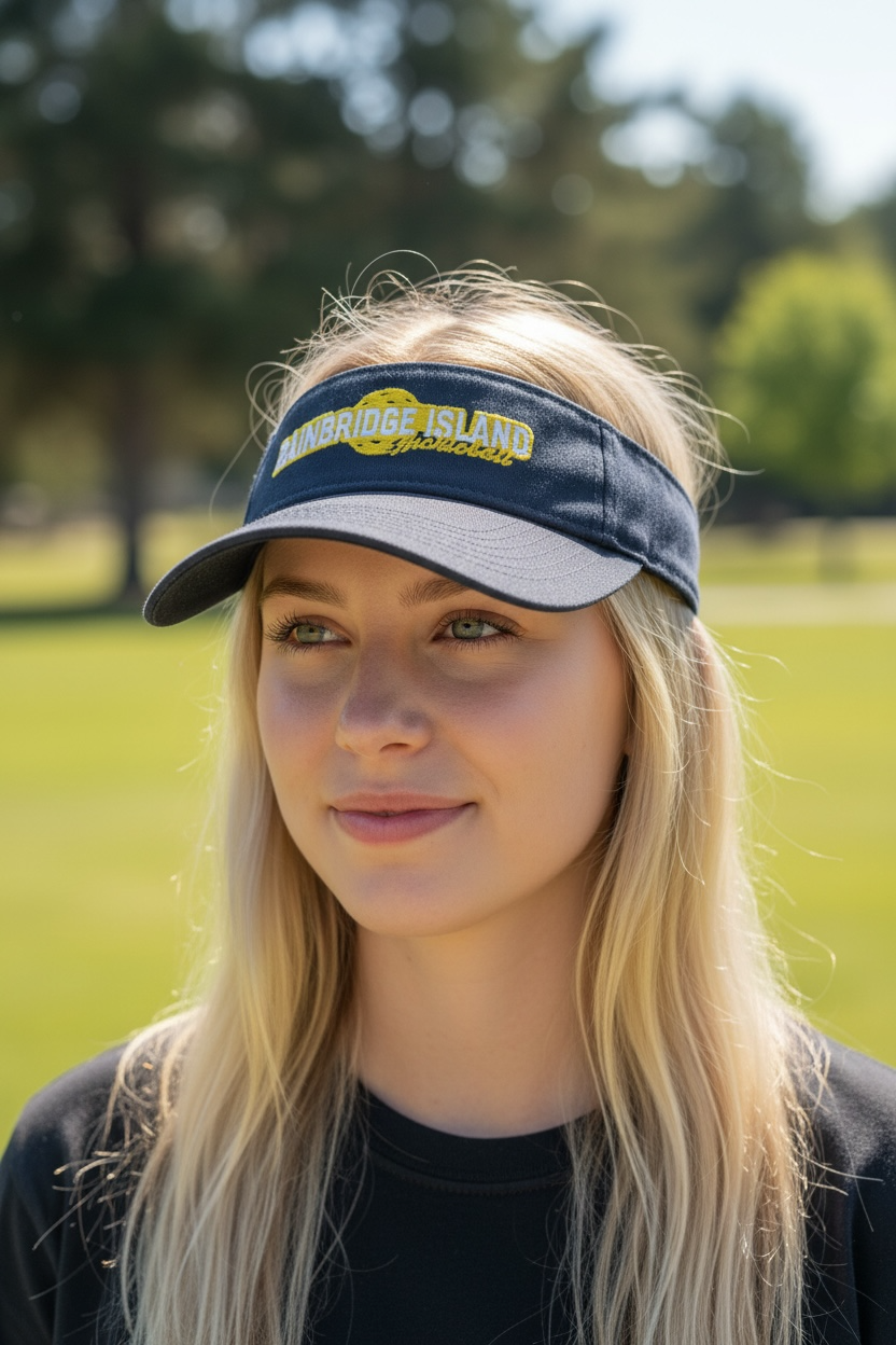 Pickleball 1965 Bainbridge Island Visor Cotton - Dark Navy
