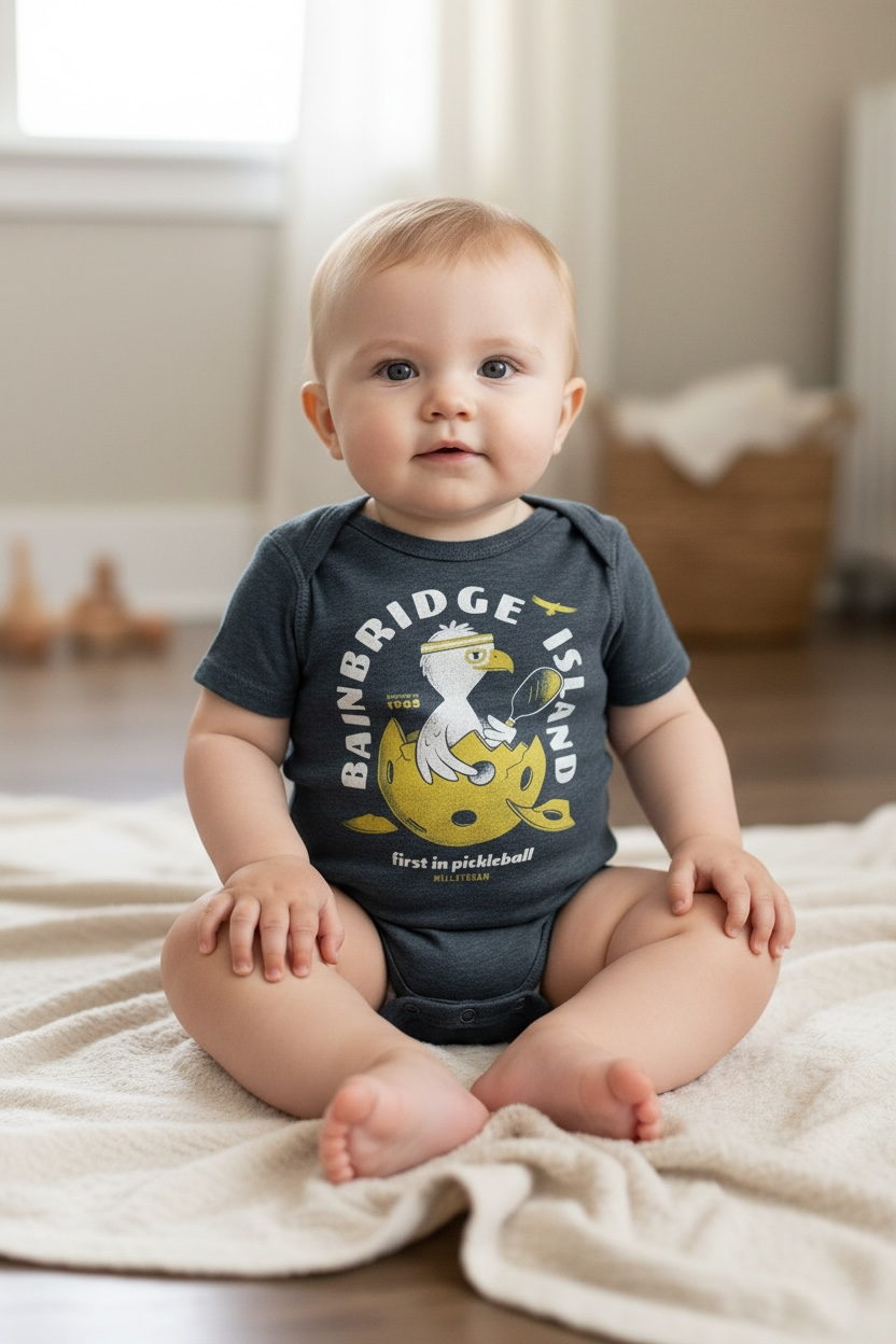 Hatchling Pickleball Onesie- Green