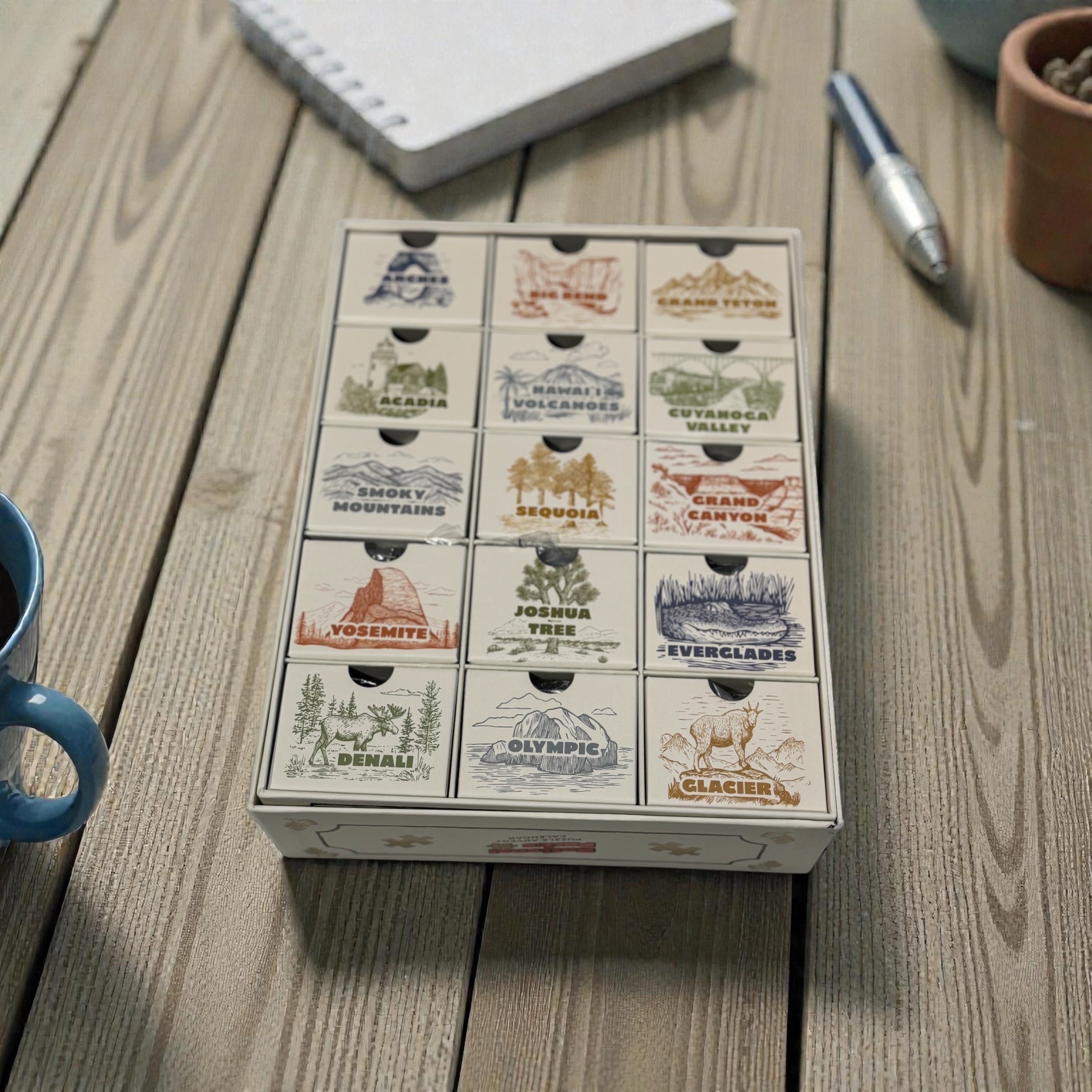 National Parks Puzzle Advent Calendar Vol. 1