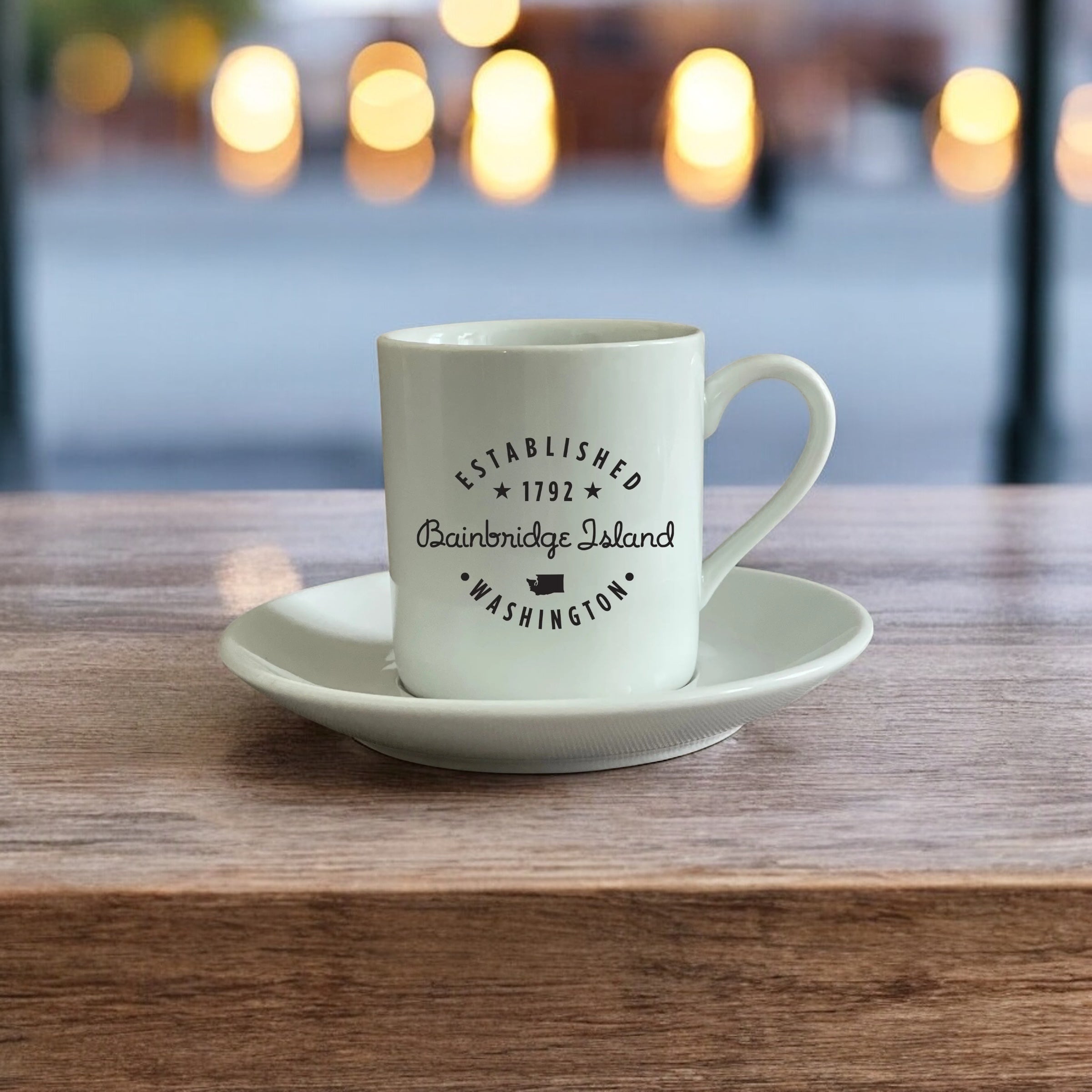 Bainbridge Island, WA Espresso Cups