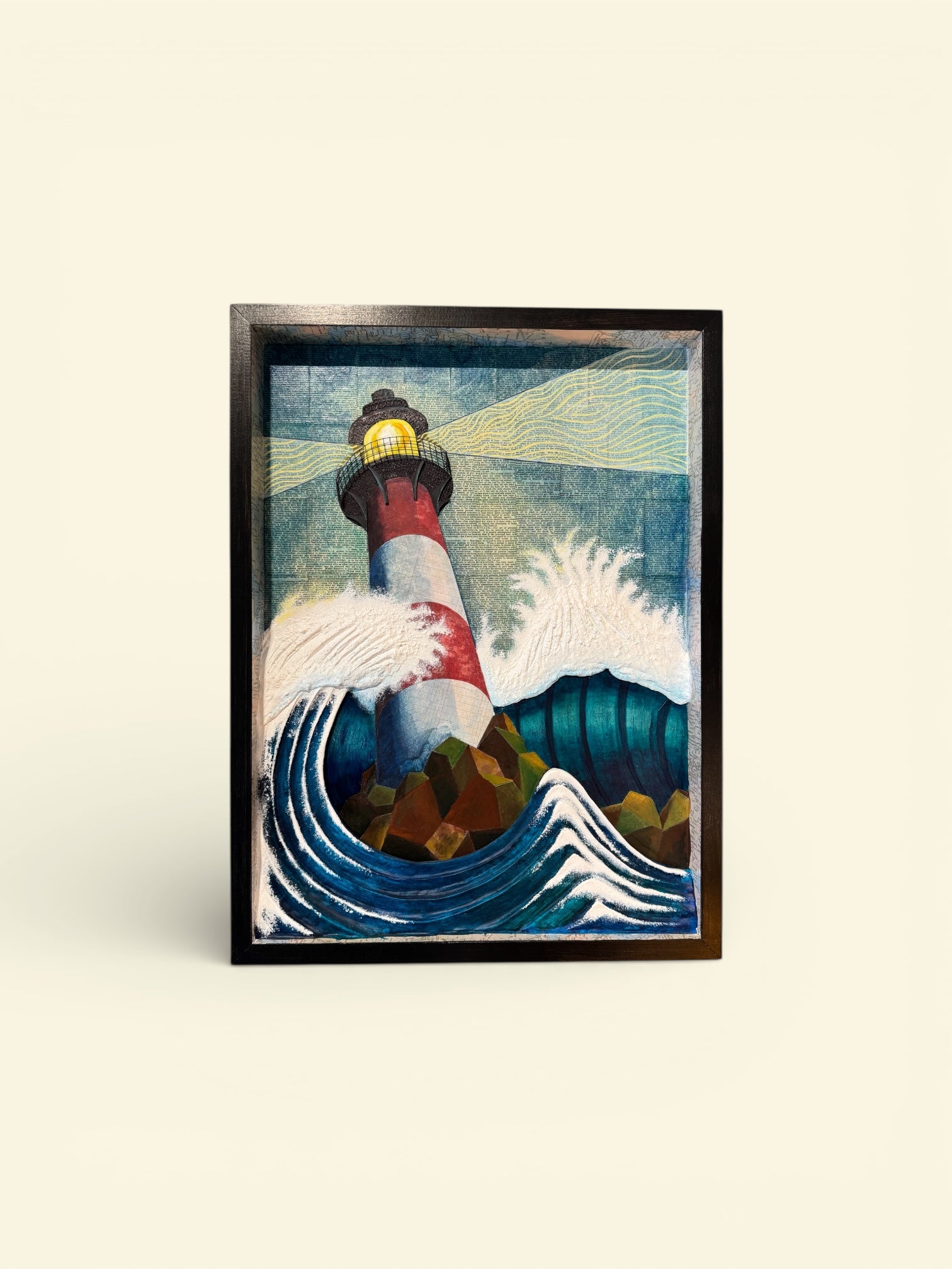 "Storm Light" Original Mixed Media by Jerry King