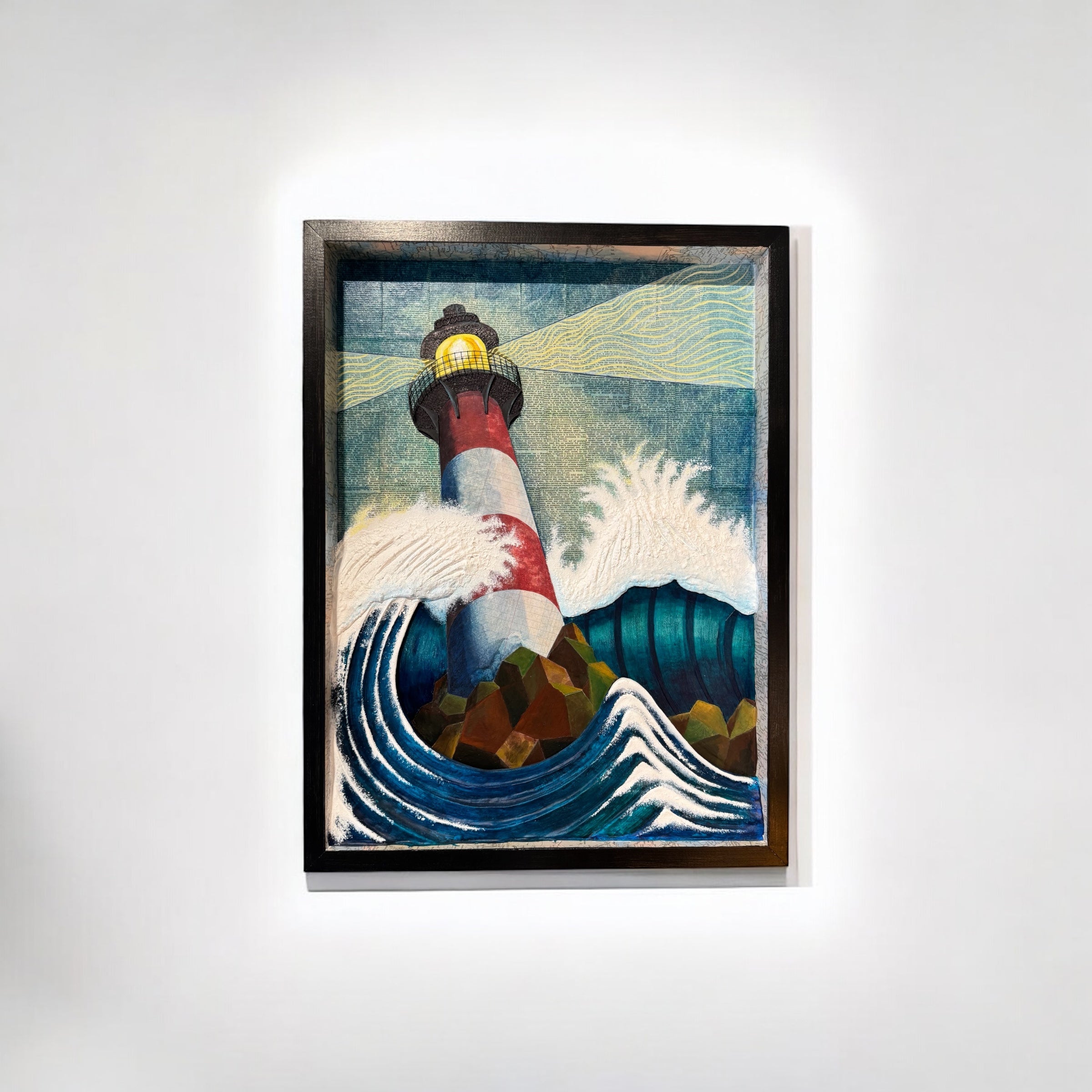 "Storm Light" Original Mixed Media by Jerry King