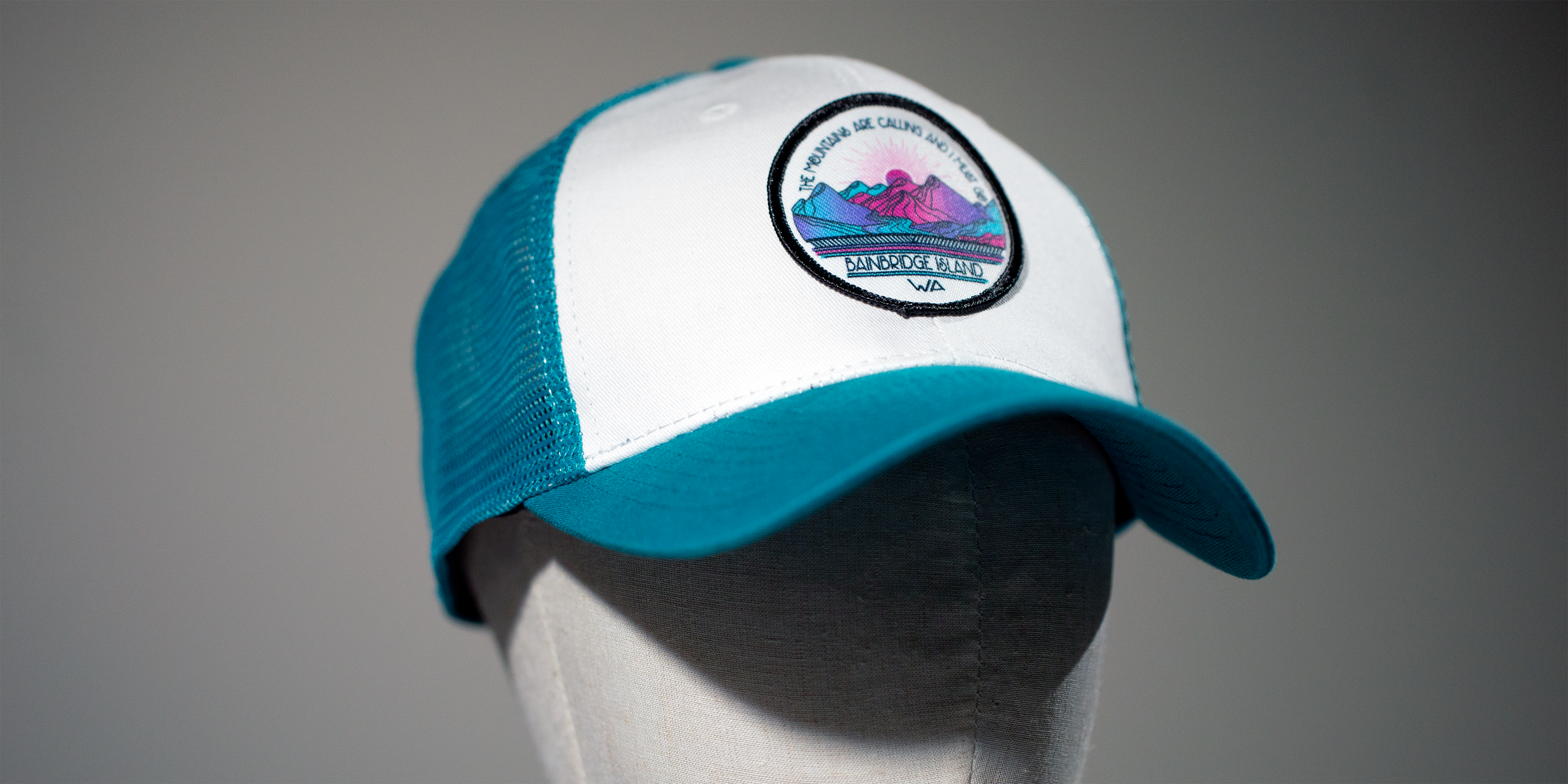Bainbridge Island Busy Body Mountain/River | Trucker Hat