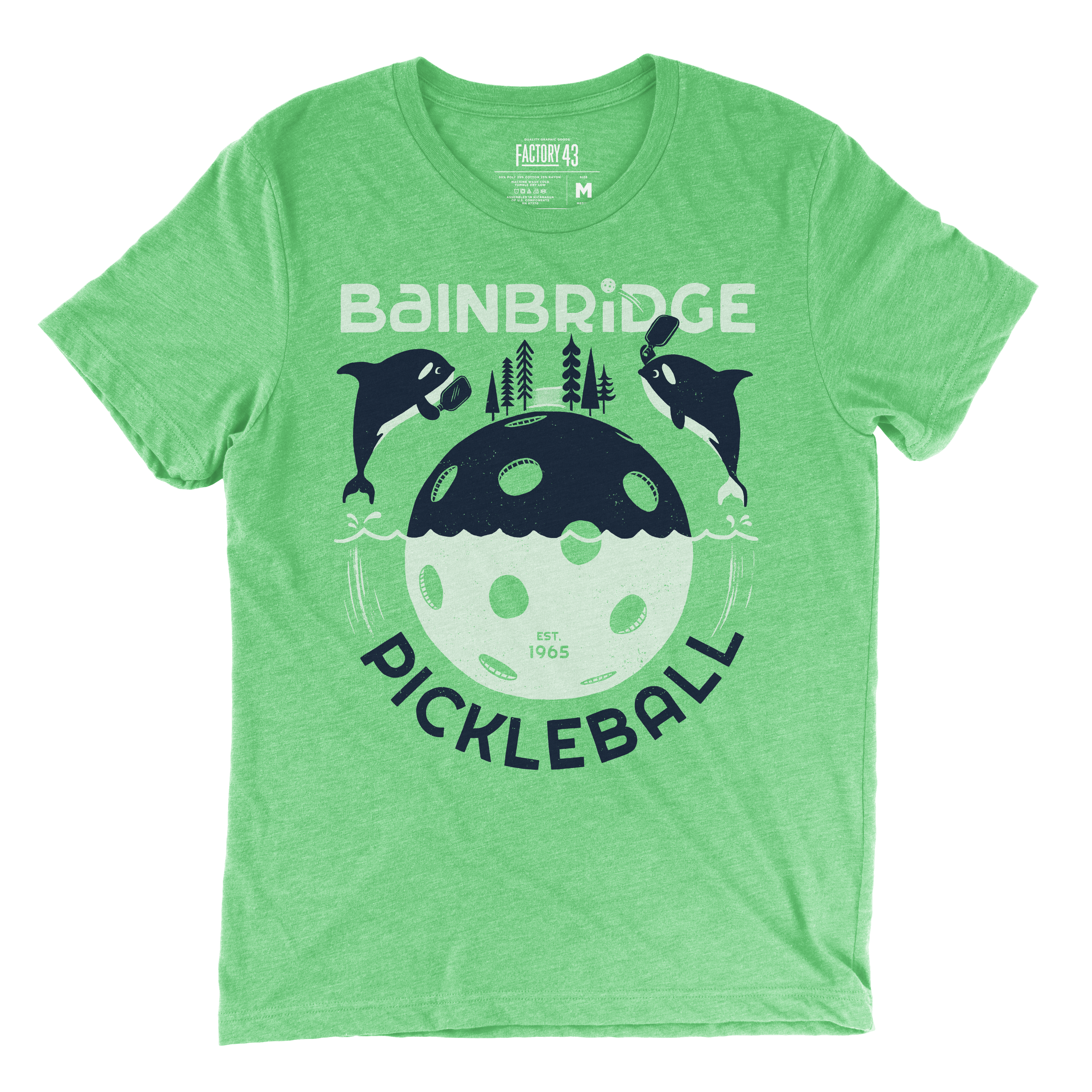 Bainbridge Island Pickleball Shirt | Green