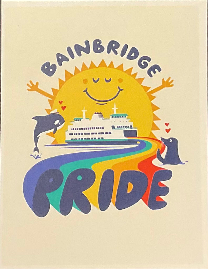 Sun Comes Out Pride Postcards by Factory 43