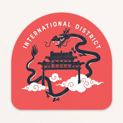 International District Sticker