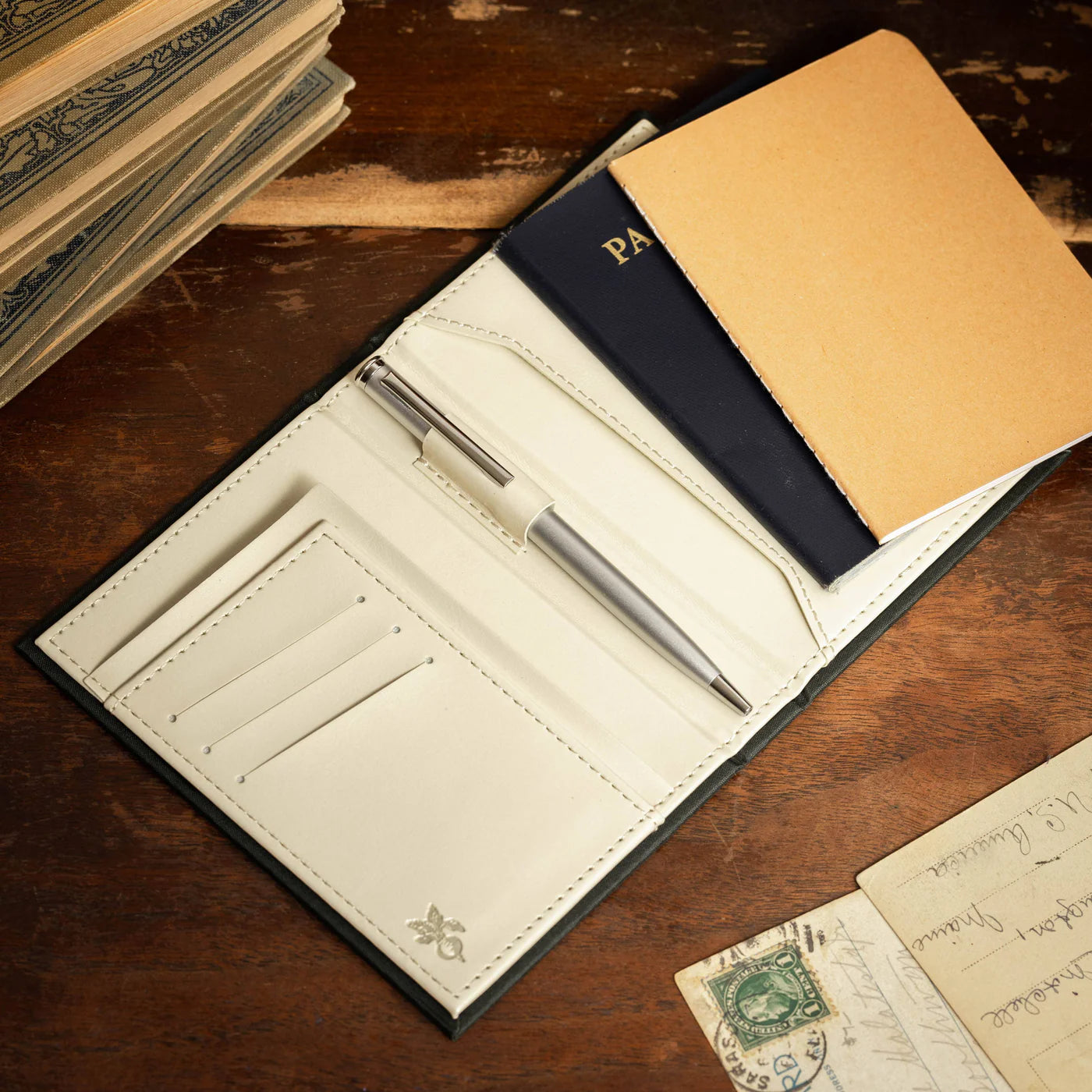 Jane Eyre {Forest Green} Passport/Notebook Wallet