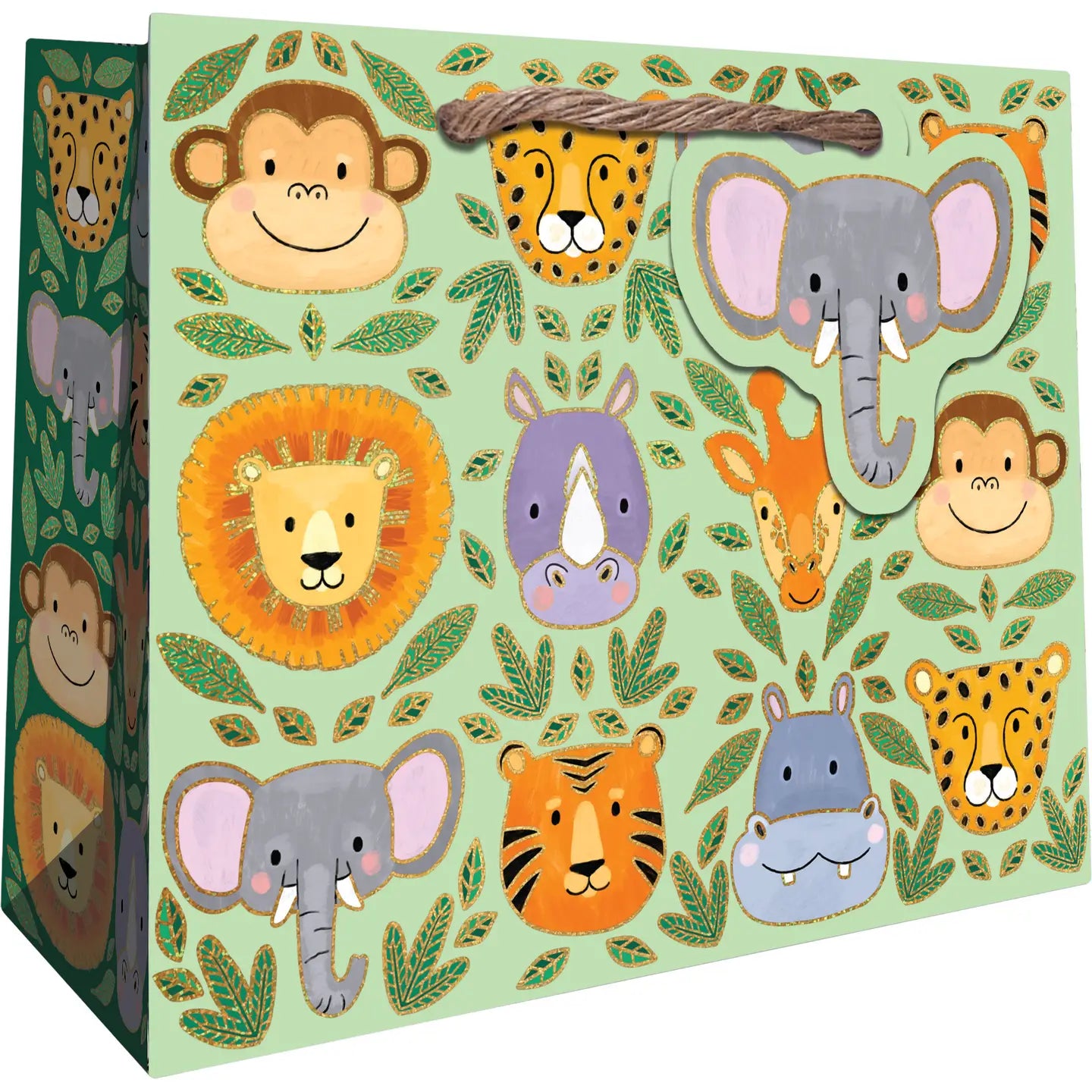 Jungle Animals -Tote Medium