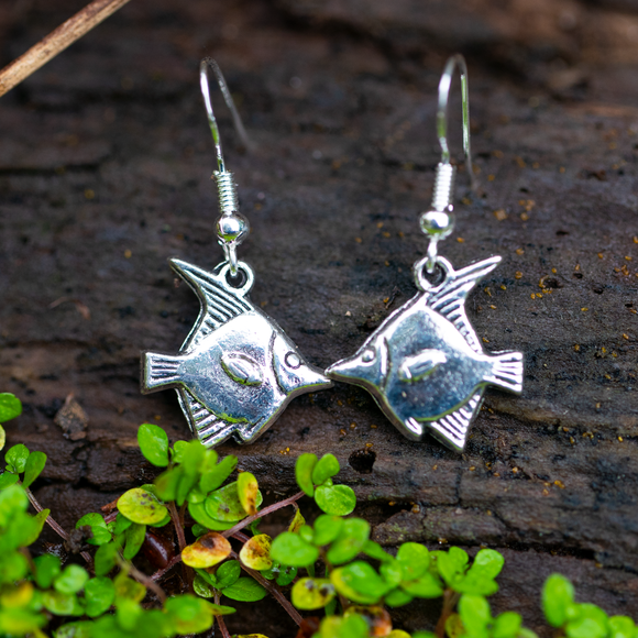 Kissing Fish Earrings by Miss Maddie