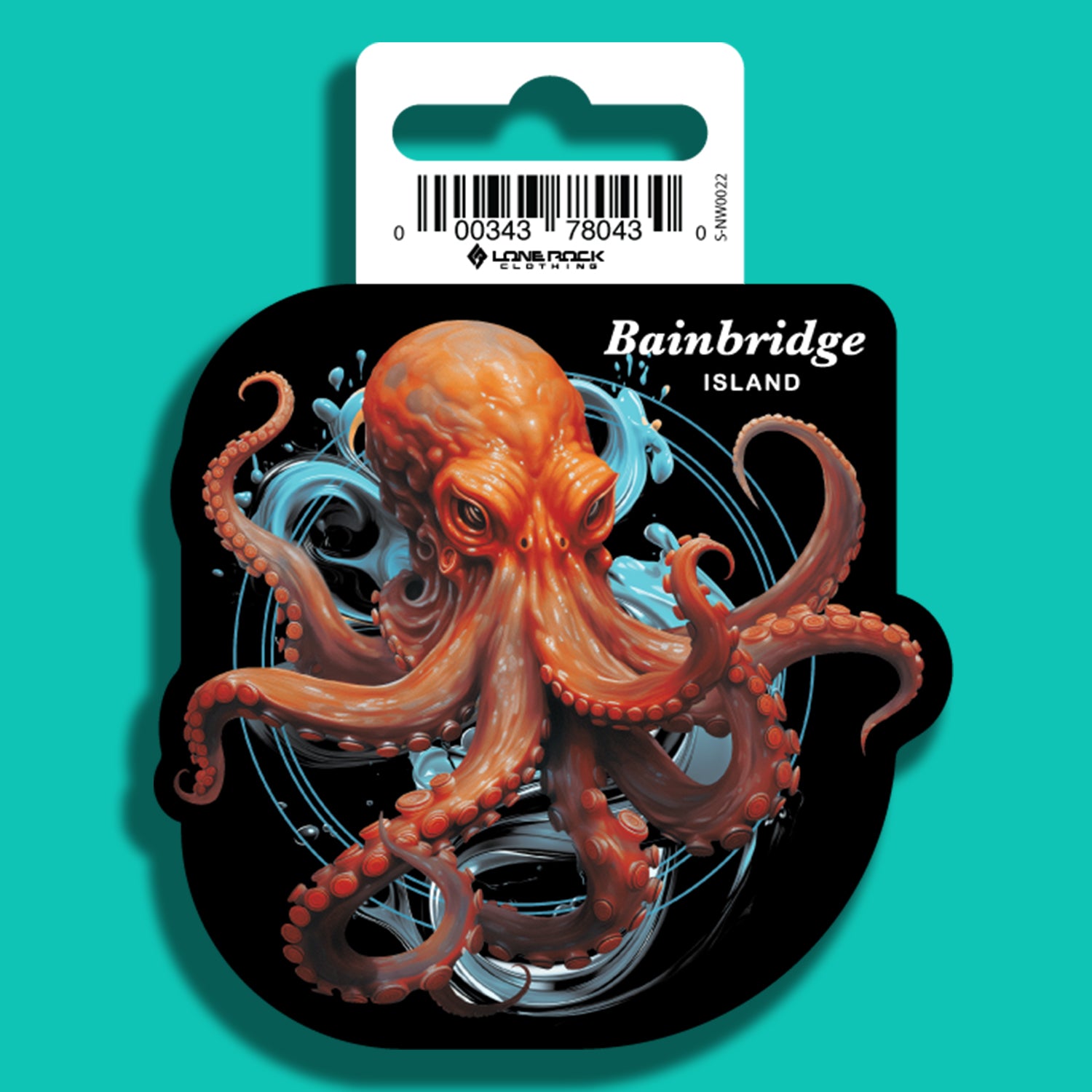Bainbridge Island Kraken Sticker