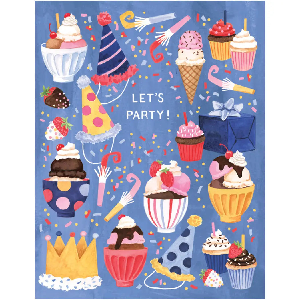 Let's Party Treats Card