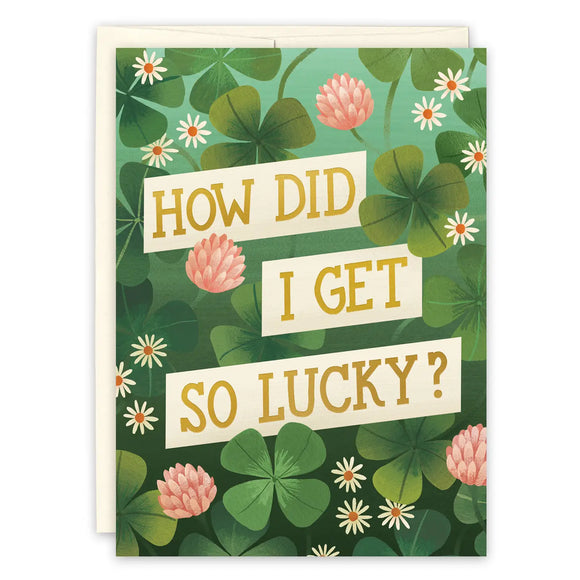 Lucky In Love Anniversary Card