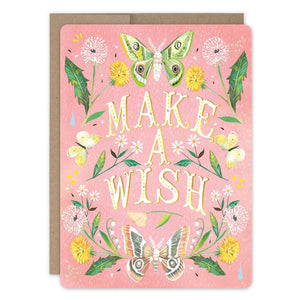 Make a Wish Butterflies Birthday Card