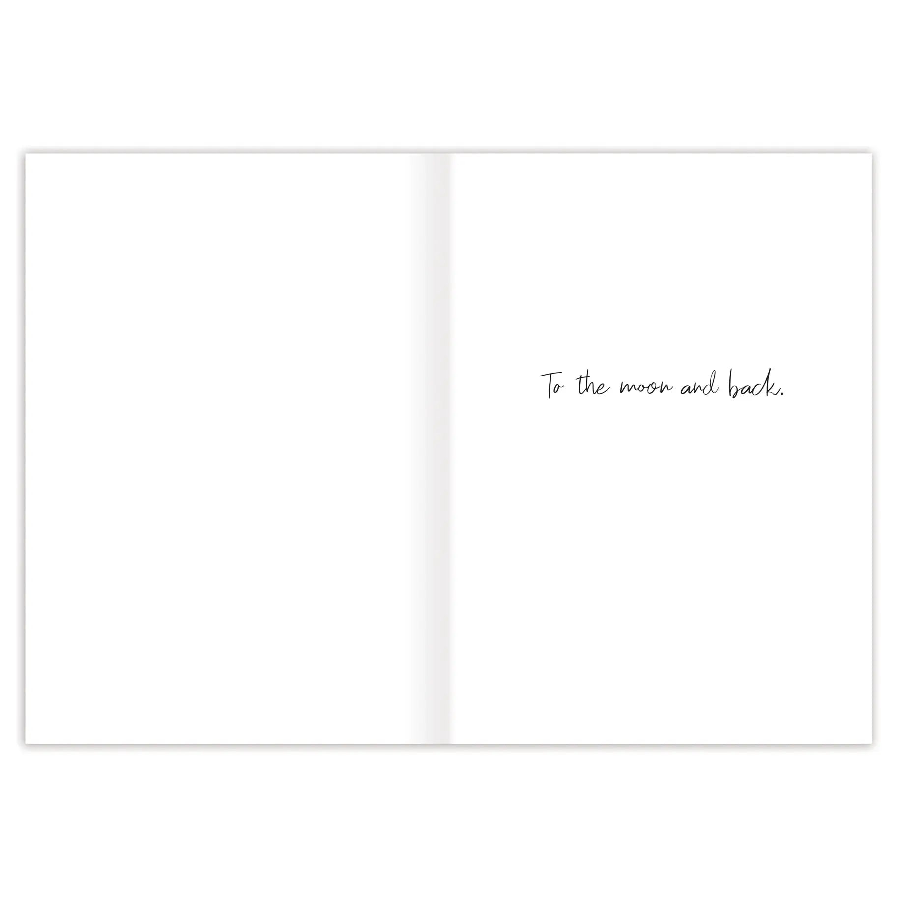 Moon Over Water Anniversary Card