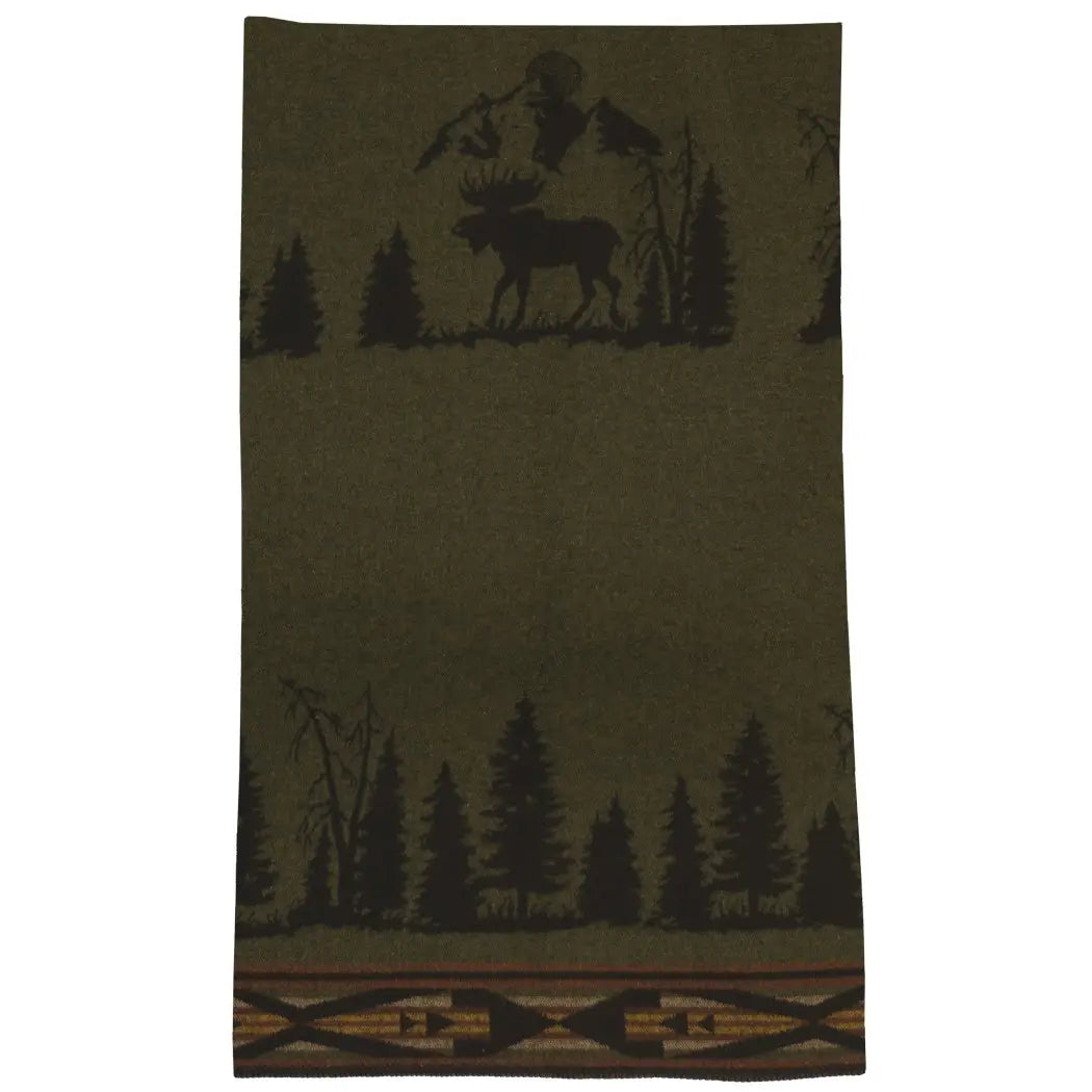 Moose 1 Throw by Wooded River