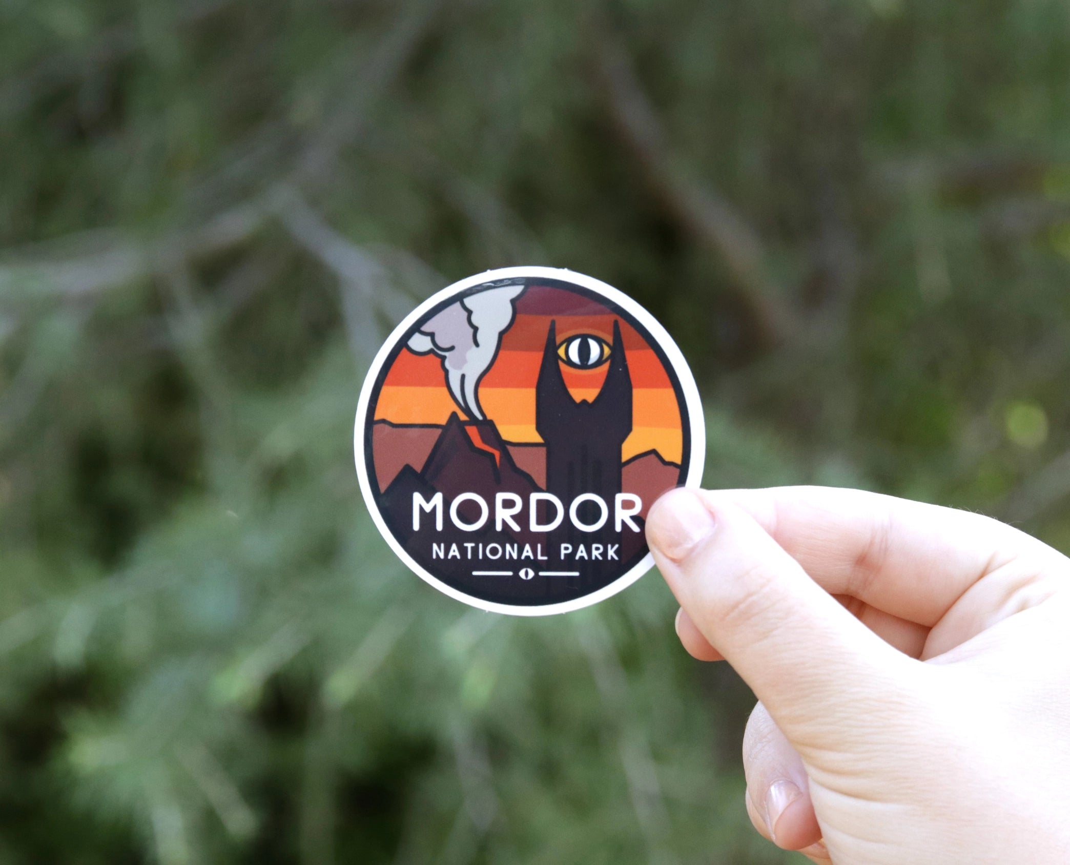 Mordor National Park Sticker