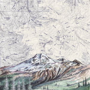 Mt Baker Washington Fine Art Matted Print