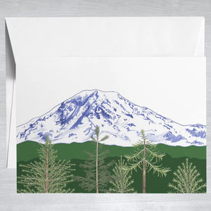 Mt Rainier Greeting Card