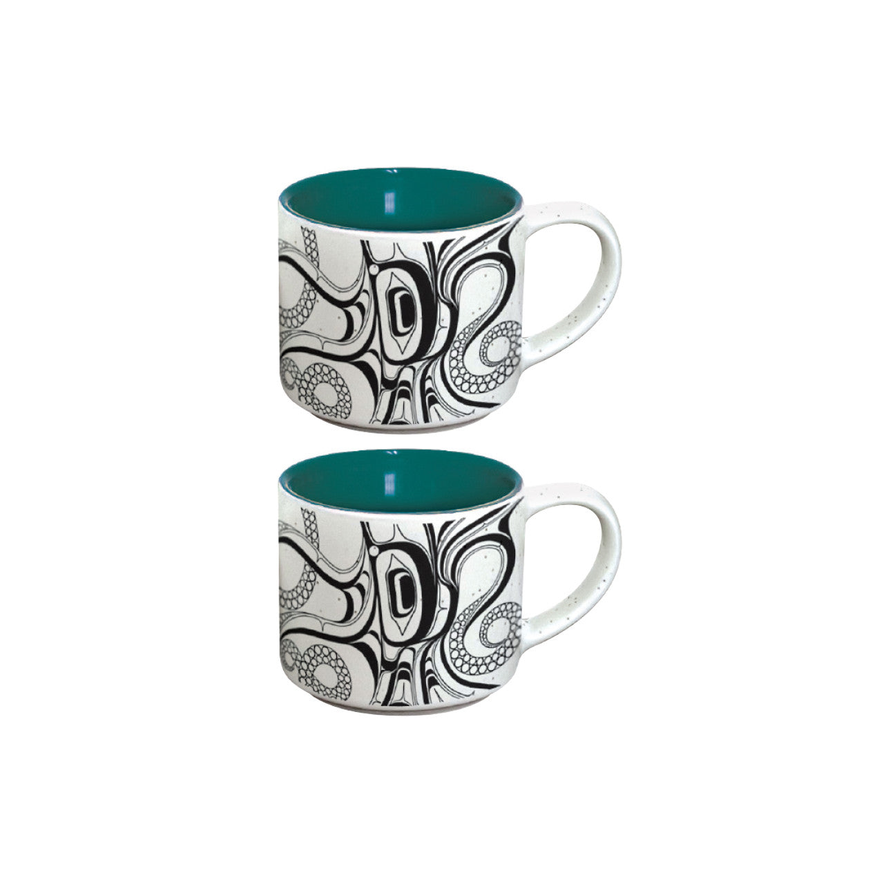 Ceramic Espresso Mugs Octopus (Nuu)d