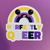 Perfectly Queer Rainbow Sticker