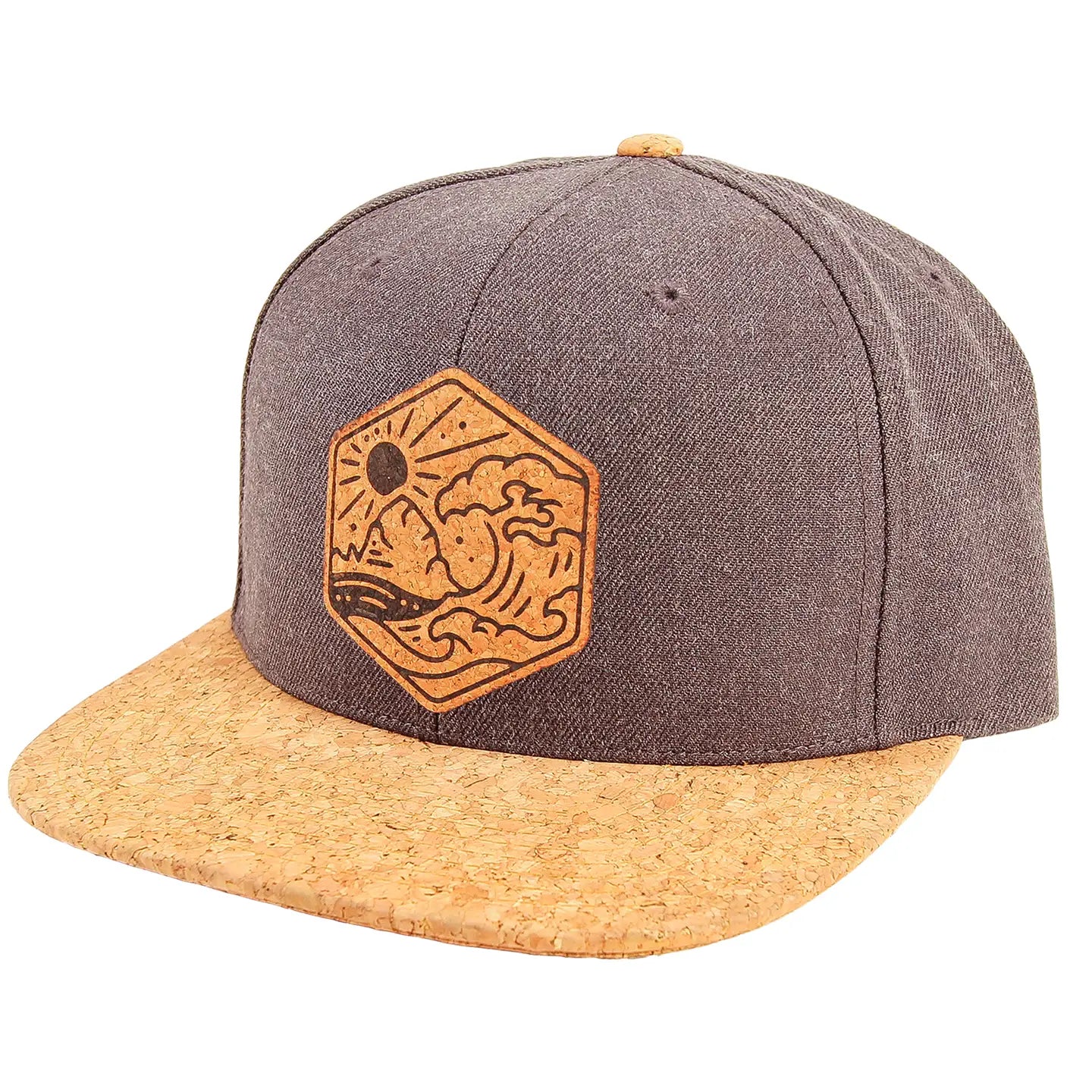 North Coast Cork Brim Snapback Charcoal