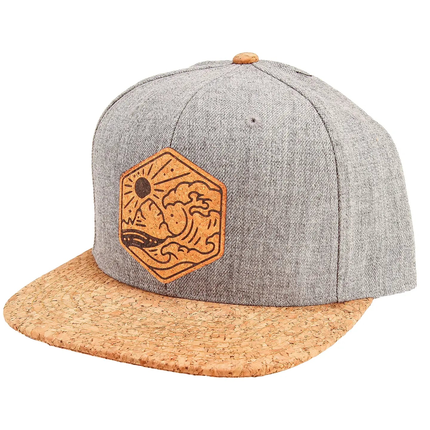North Coast Cork Brim Snapback Charcoal