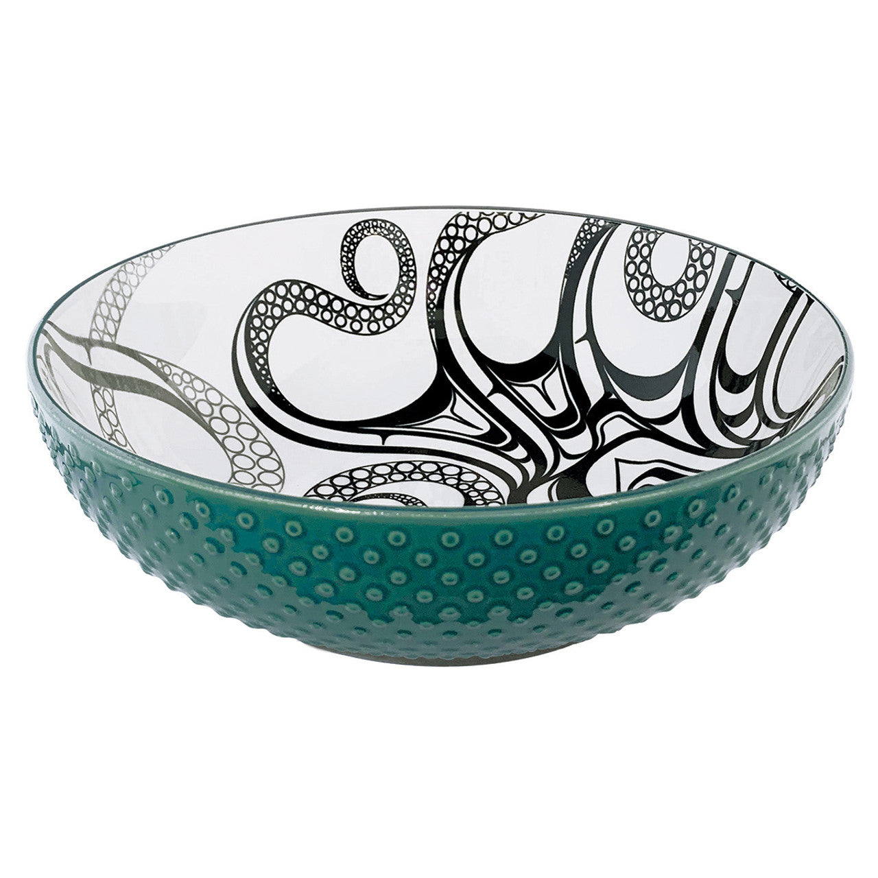 Octopus by Ernest Swanson | LARGE Porcelain Art Serving Bowl