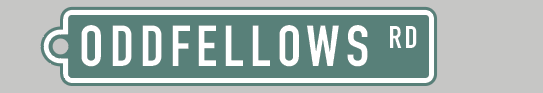 Bainbridge Island Street Sign Keychain
