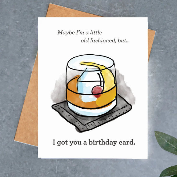 Old Fashioned Birthday Card