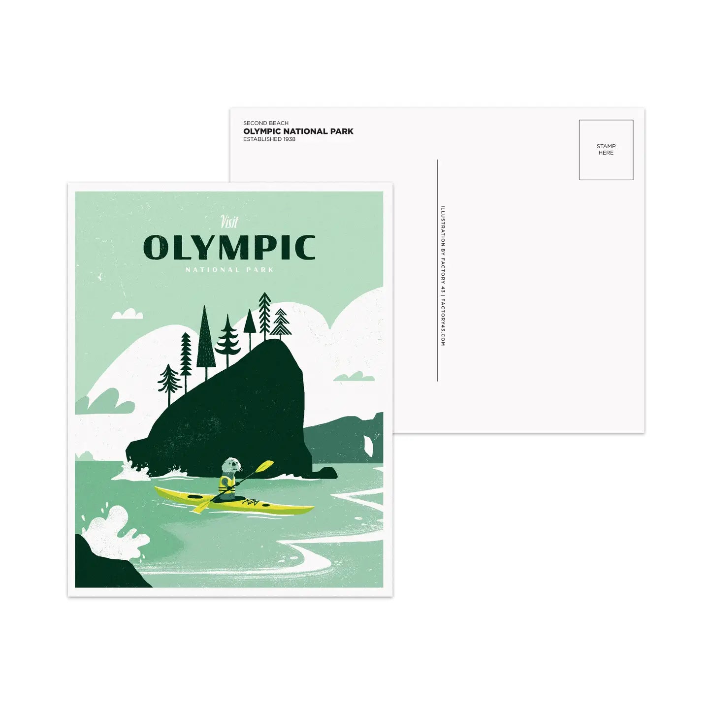 Olympic National Park Postcard