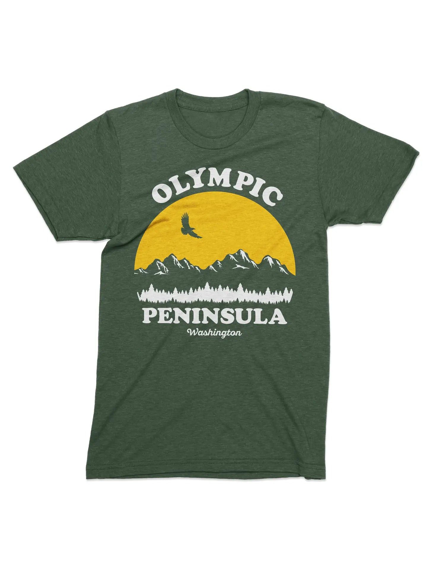 Olympic Peninsula Old School Shirt Green