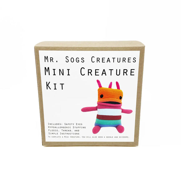 Mini Creature DIY Sewing Kit Orange