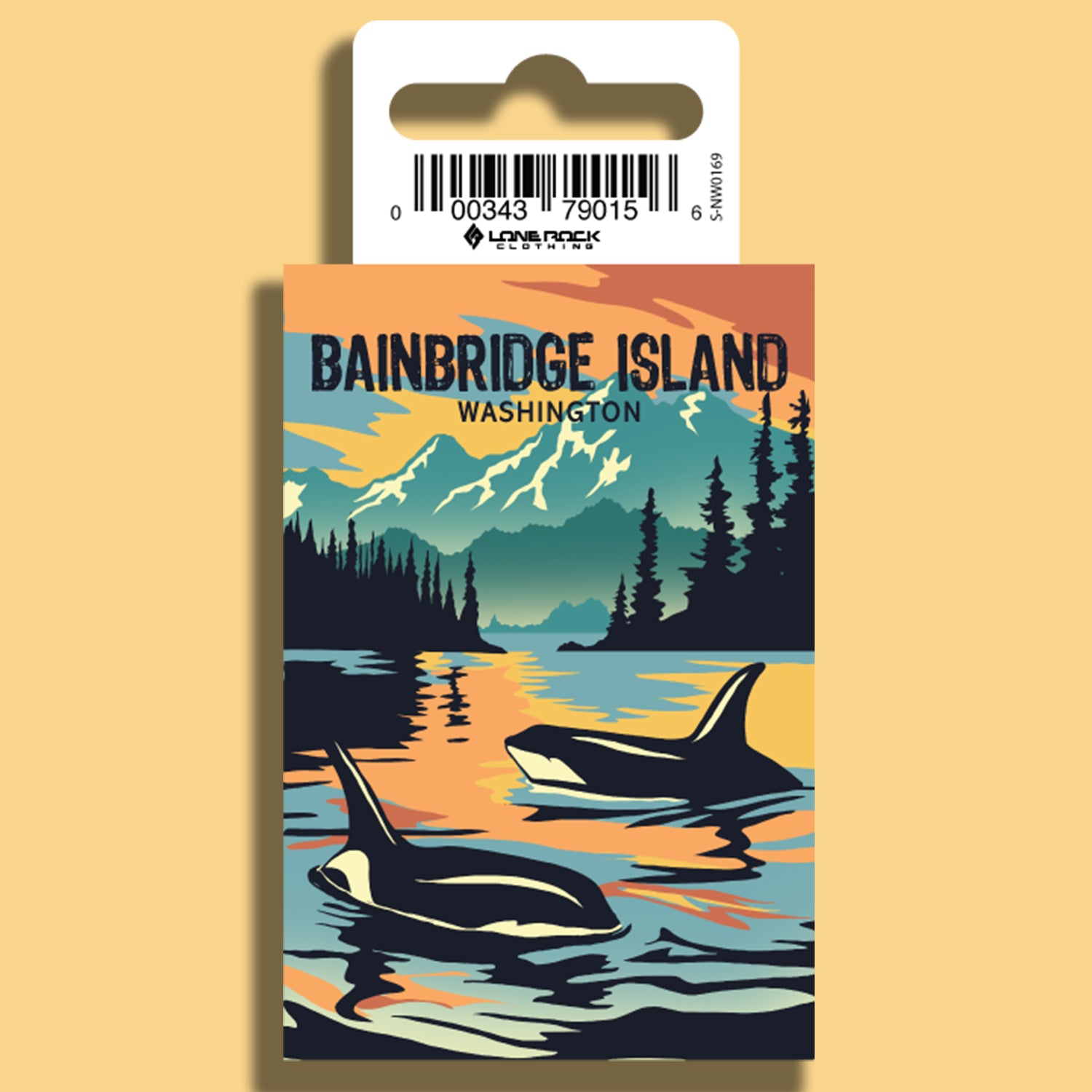 Bainbridge Island Orcas Sticker