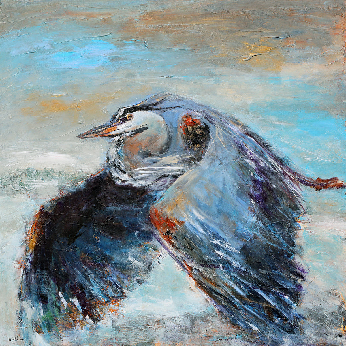 "Out of the Blue" Christopher Mathie Fine Art