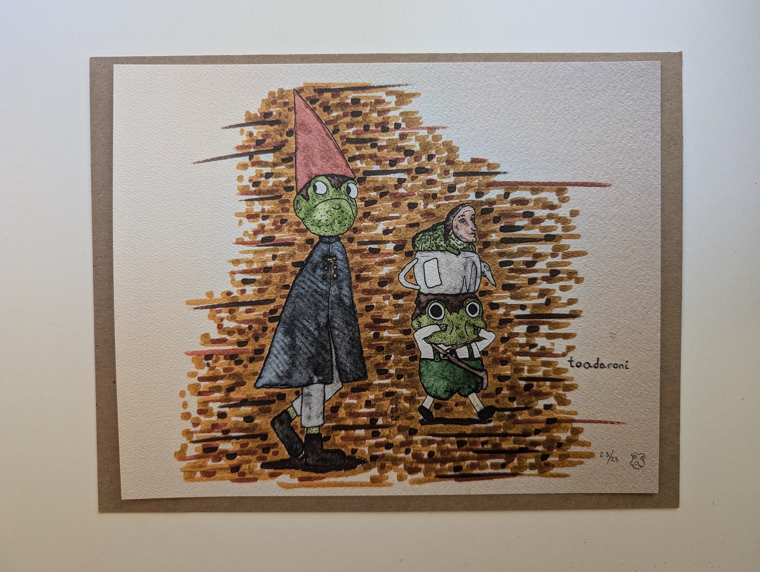 Over The Garden Wall Inspired Toads Art Print