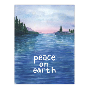 Peace on Earth Holiday Card - Christmas Card