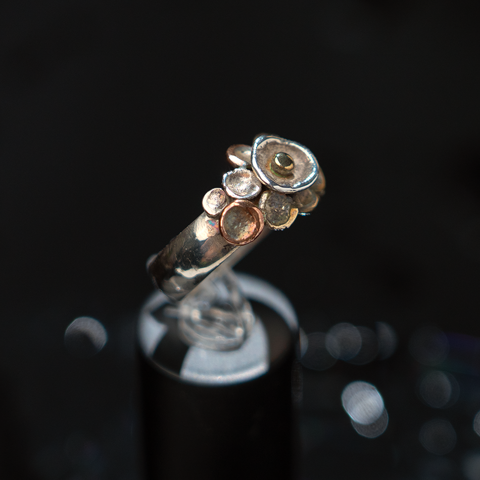 Pebbles on the Beach Ring Series