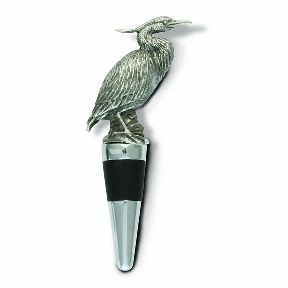 Heron Bottle Stopper