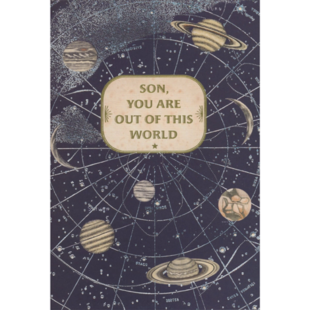 Son, You Are Out of This World Graduate Card